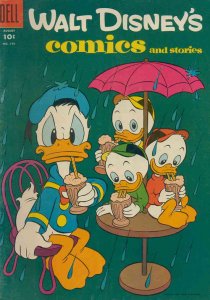 Walt Disney's Comics and Stories #179 GD ; Dell | low grade comic August 1955 Um
