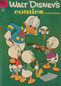 Walt Disney's Comics and Stories #172 VG ; Dell | low grade comic