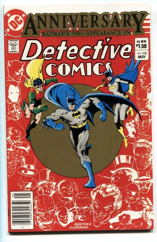 DETECTIVE COMICS #526 Newsstand variant comic book 1983-Batman