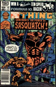 Marvel Two-in-One #83 (1982) Sasquatch