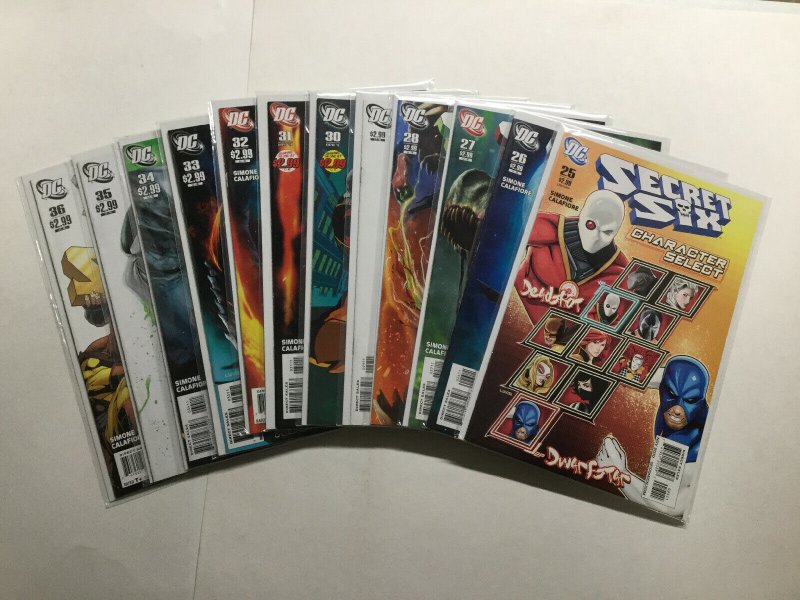 Secret Six 1-6 1-36 Complete Series Lot Run Set Near Mint Nm Dc Comics