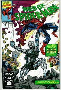 Web of Spider Man #79 (1985) - 9.4 NM *First Blood*