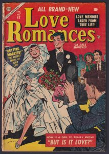 Love Romances 47 (1955) VG 4.0 Golden Age Atlas Comics