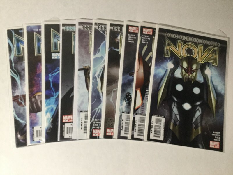 Nova 1 2 3 4 5 6 7 8 9 10 11 12 13 14 15 16-36 Annual 1 Lot Nm Near Mint Marvel