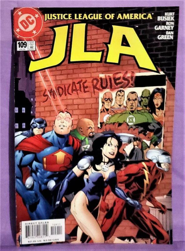 Kurt Busiek JLA #109 Ron Garney Crime Syndicate of Amerika (DC, 2005)!
