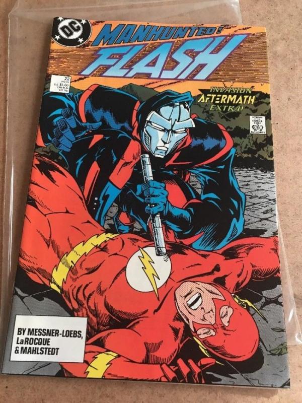 FLASH #22, NM-, ManHunter, Invasion, AfterMath, 1987 1989, more DC in store