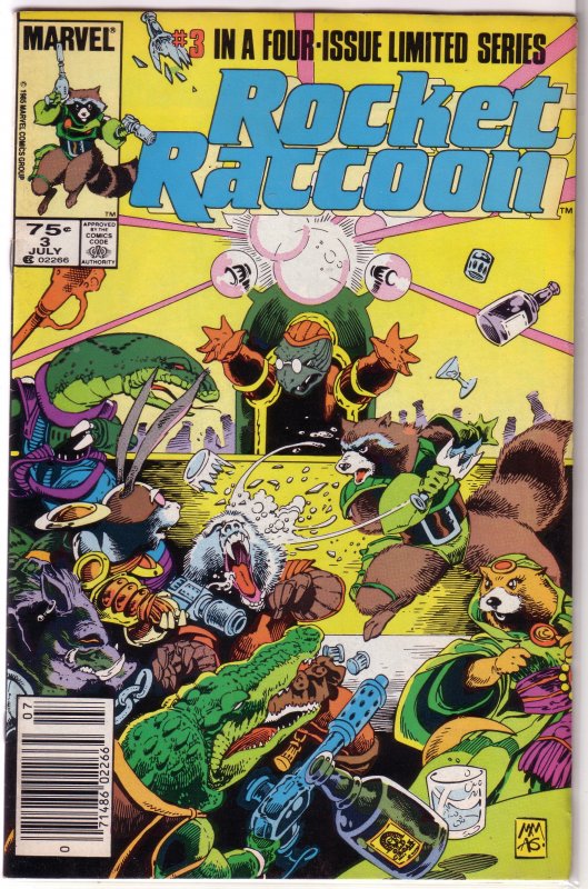 Rocket Raccoon (vol. 1, 1985) #3 of 4 VG Mantlo/Mignola