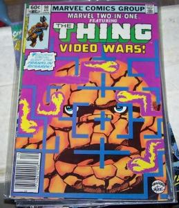 Marvel Two-In-One #98 (Apr 1983, Marvel) THE THING AND FRANKLIN RICHARDS