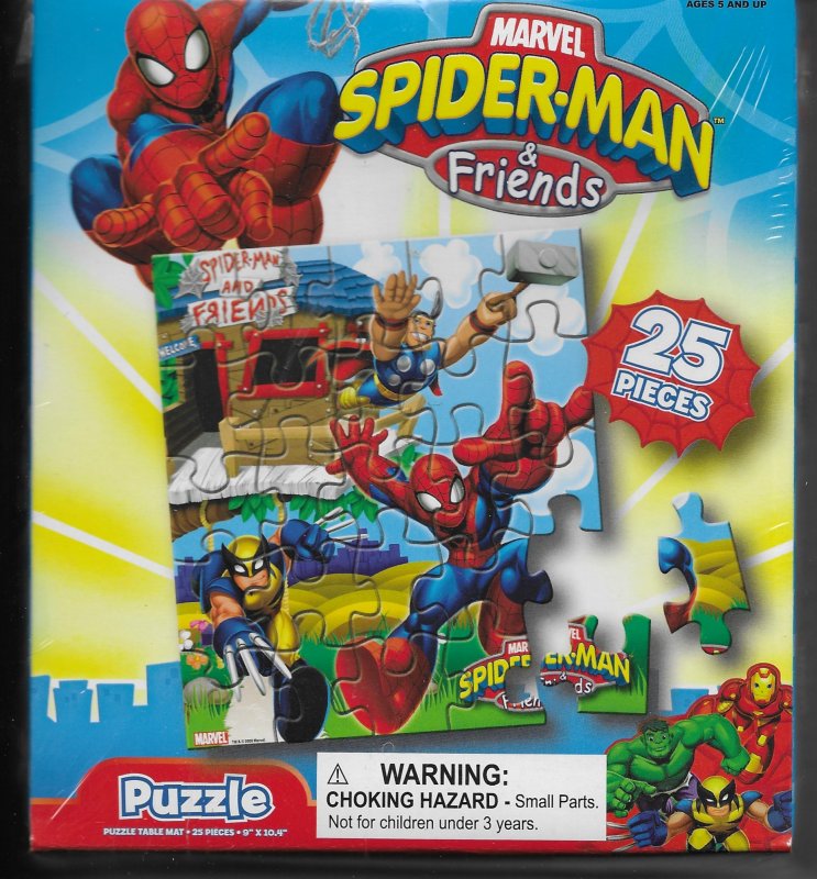 Marvel Spider-Man & Friends 25 pc. puzzle (Thor, Wolverine)