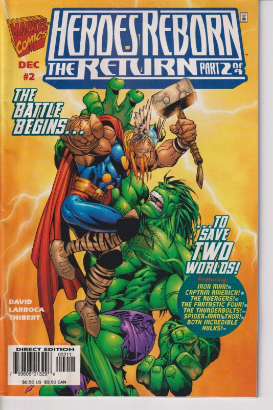 Marvel Comics! Heroes Reborn: The Return! Issue #1!