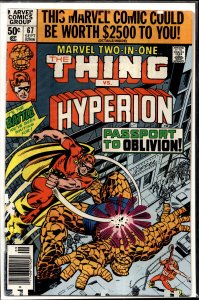 Marvel Two-in-One #67 (1980) Hyperion