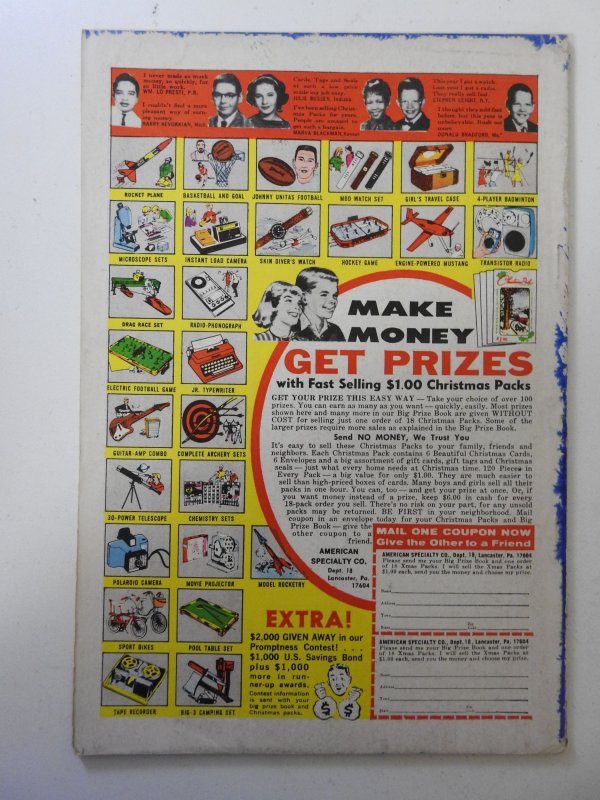 The Incredible Hulk #145 (1971) GD+ Condition 2 in spine split, overspray