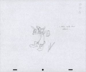 Daffy Duck Animation Pencil Art - 3D-500-4 - ...I Take 100% Full Credit...