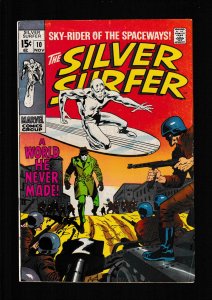 The Silver Surfer #10 (1969) FN/VFN / STAN LEE & JOHN BUSCEMA