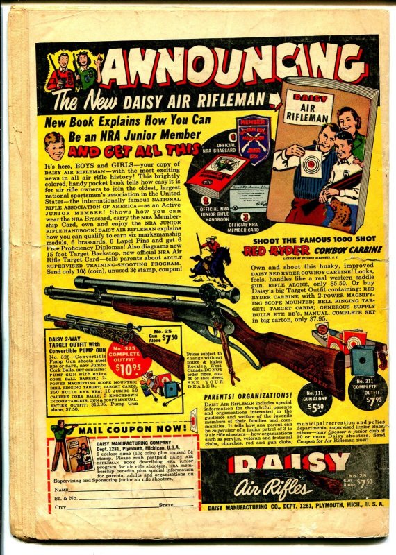 Tex Ritter Western #8  1951 - Fawcett  -P/FR - Comic Book