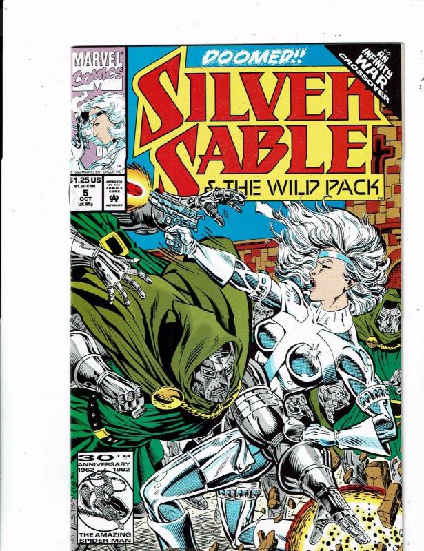 10 Silver Sable Marvel Comic Books # 1 2 3 4 5 6 7 8 9 10 Spider-Man Goblin HC2