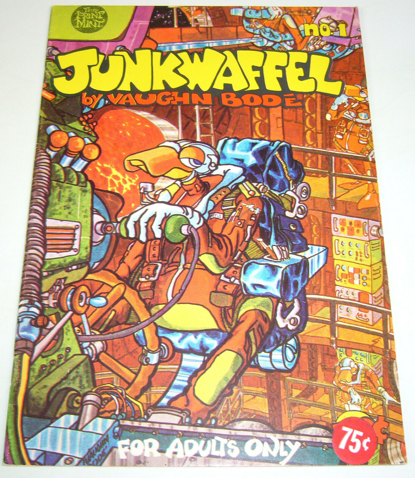 Junkwaffel #1 FN (1st) print mint VAUGHN BODE underground comix | Comic ...