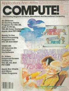 ORIGINAL Vintage Compute Magazine Vol 5 #4 April 1983 Atari Apple TI