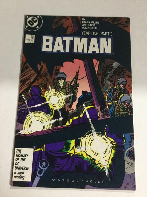 Batman 406 Nm Near Mint Year One Part 3 DC Comics