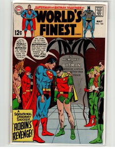 World's Finest Comics #184 (1969) Superman and Batman and Robin