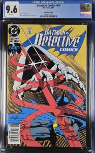 Detective Comics #616 (6/90) Graded CGC 9.6 Newsstand Edition