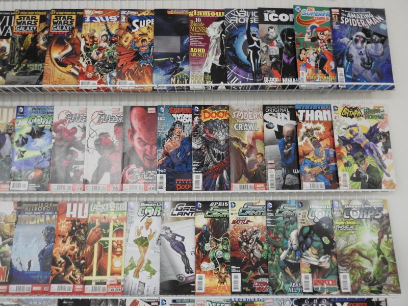 Huge Lot 200+ Comics W/ Green lantern, X-Men, Thunderbolts+ Avg VF- Condition!