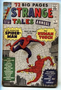 STRANGE TALES ANNUAL #2-early spider-man-kirby-ditko