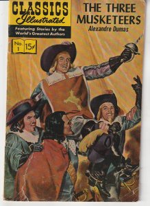 Classics Illustrated # 1   The Three Musketeers