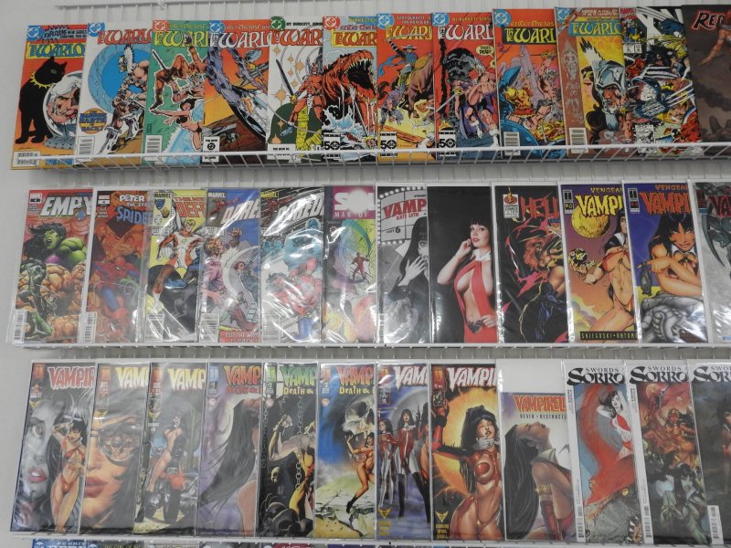 Huge Lot of 160+ Comics W/ Vampirella, Superman, Warlock Avg. VF- Condition!