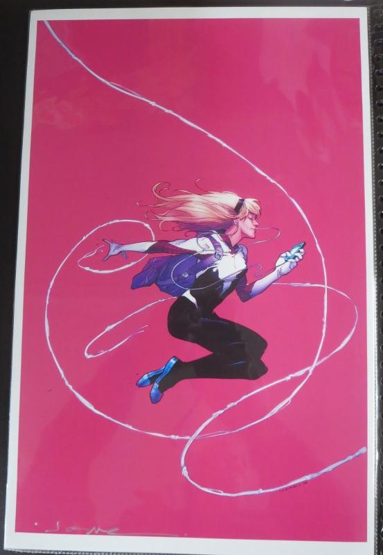 signed-jerome-opena-spider-gwen-print-11x17-nm-poster-spider-man