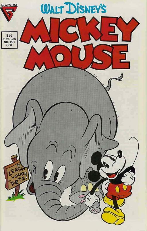 Mickey Mouse (Walt Disney’s…) #231 VF; Dell | save on shipping - details inside