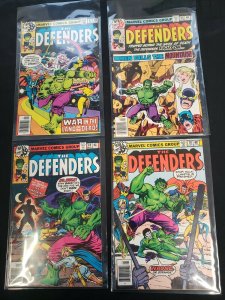 DEFENDERS 4PC (FN+/VF) ISSUES #67-70, NEWSSTANDS, THE ANYTHING MAN 1979