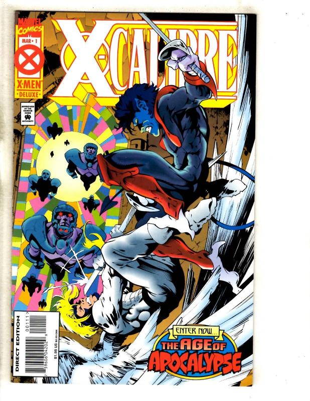 7 Marvel Comics X-Calibre 1 2 3 4 Clandestine 1 Ravage 99 11 Cosmic Powers 2 DB6