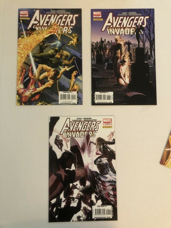 Avengers Invaders 5 - 9  Lot Of 5