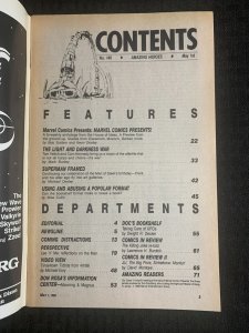 1988 AMAZING HEROES Magazine #140 FN 6.0 Marvel Comics Presents / Wolverine