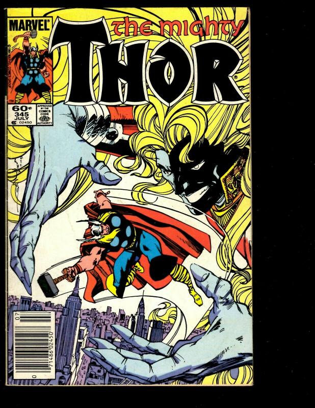 10 Thor Marvel Comics # 340 341 342 343 345 346 347 348 349 350 Spider-Man DS3