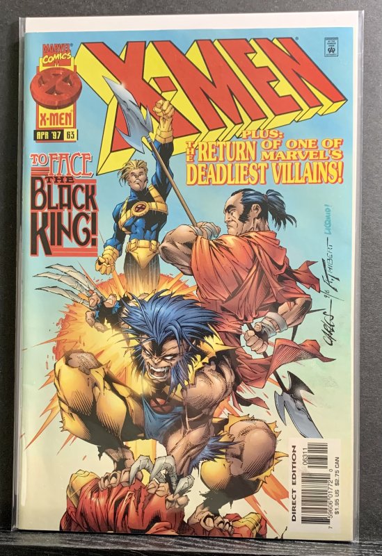 X-Men #63 (1997) Carlos Pacheco Wolverine / Shang-Chi Cover