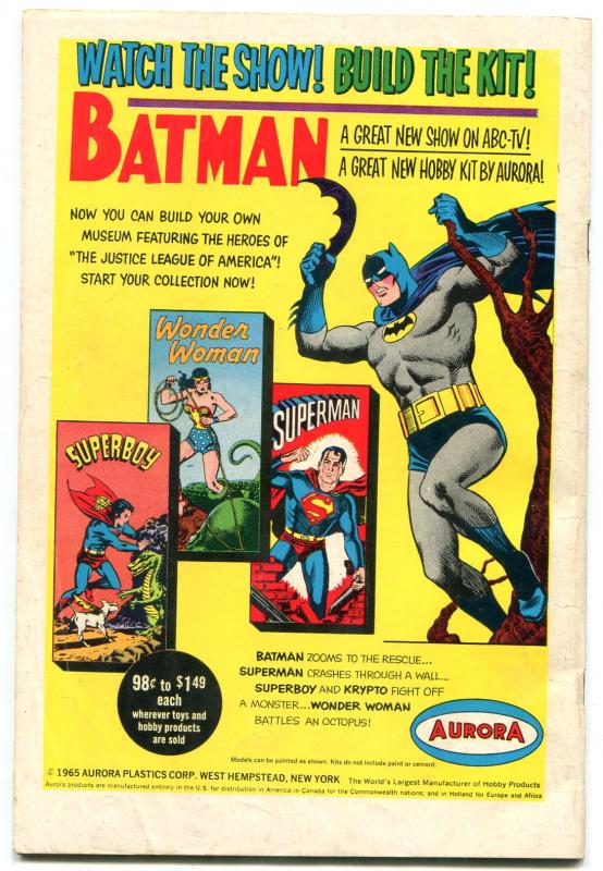 Batman #180-1966-DC Silver Age - Death issue! Cool!!! FN