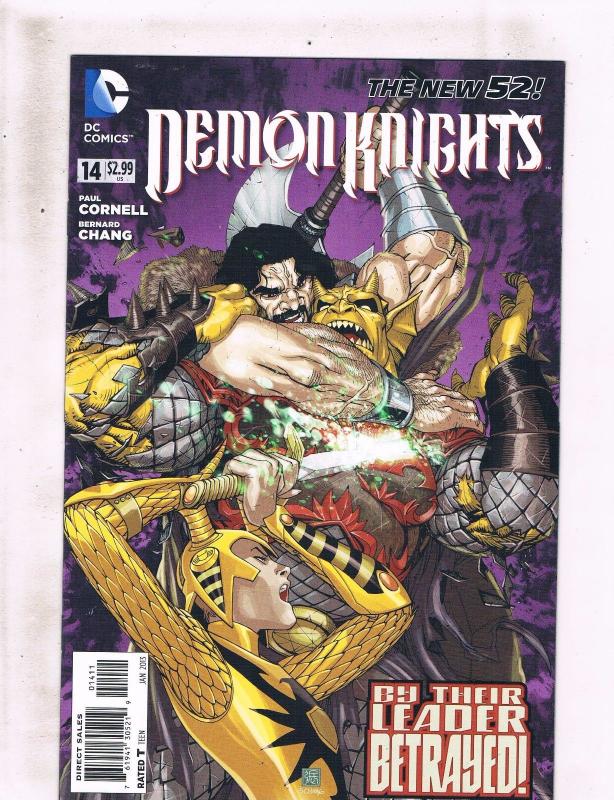 Lot of 5 Demon Knights DC Comic Books #14 15 16 17 18 Etrigan Vandal Savage LH2