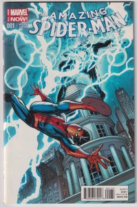 The Amazing Spider-Man #1 Bradshaw Cover (2014) Spider-Man [Key Issue]