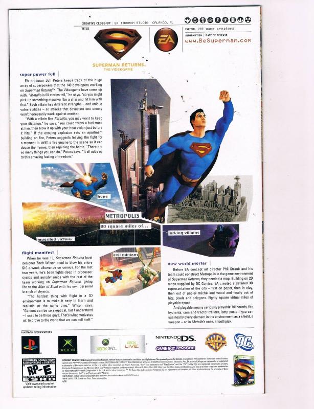 Superman Returns Prequel # 3 DC Comic Books Awesome Issue Modern Age WOW!!!! S23