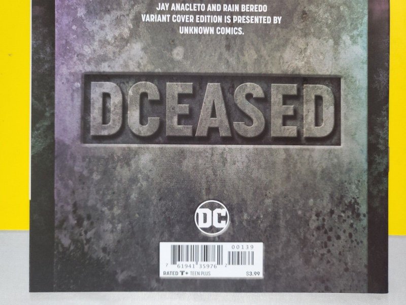 Dceased #1 Jay Anacleto Unknown Comics Variant Batgirl Harley Quinn Poison Ivy
