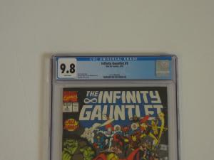 Infinity Gauntlet #3 CGC 9.8; 1st appearance of Terraxia!!