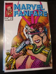 MARVEL FANFARE #13 BLACK WIDOW GEORGE PEREZ HIGH GRADE