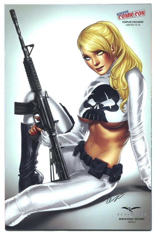 Grimm Fairy Tales Robyn Hood Hunt #3 NYCC ComicCon Reverse Punisher Cover F (75)