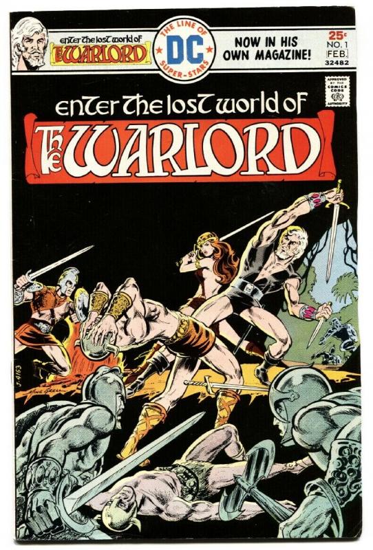 WARLORD #1-FIRST ISSUE-DC-HIGH GRADE VF