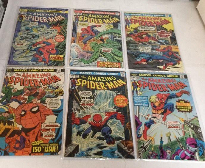 The Amazing Spider-Man 143-197 29 Book Lot Set Run See Description 6.0-8.0