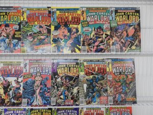 John Carter, Warlord of Mars #'s 1-28 Complete!!! Avg FN/VF Condition!