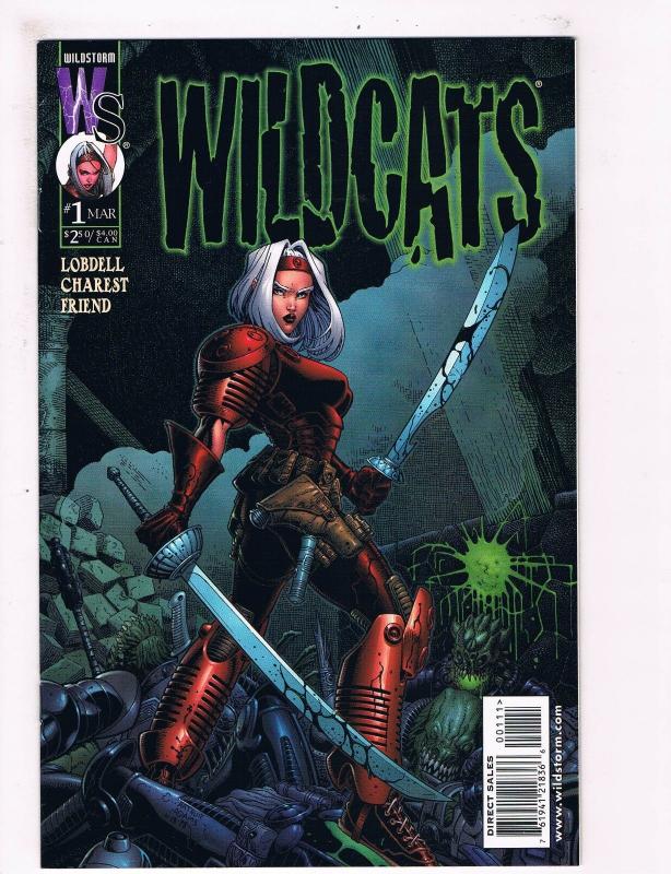 Wild Cats # 1 NM Wild Storm Comic Book Lobdell Charest Friend Series Issue S72