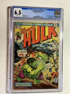 Incredible Hulk 180 Cgc 6.5 Ow Pages 1st Wolverine Cameo X-men